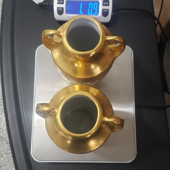 Wehinger & Co. Antique Gold Vases (Circa 1920) - Picture 15 of 15